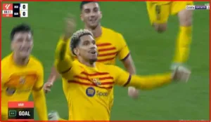 Watch Barcelona's winning goal against Real Sociedad in the last second of the match