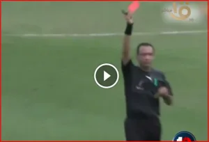 The strangest case of expulsion in history due to memory loss The referee expels the player!!