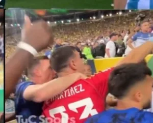 watch the wonder and strangeness that Emiliano Martinez did with the Brazilian security and police