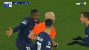 Video: A refereeing scand.al in the Paris-Newcastle match shook the world