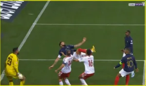 Watch Giroud's goal from a magical backward kick in the Euro qualifiers