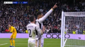 Watch: Golden Boy Bellingham scores a fantastic goal from a world-class header against Napoli in the Champions League