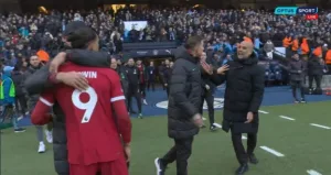 Video: Watch a strange shot of a street brawl between Guardiola and Darwin Nunez after the end of the Liverpool-City match