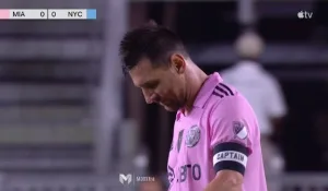 !!Messi misses the chance of an incredibly sure goal against New York City
