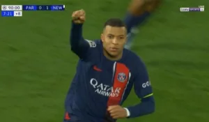 Watch: Mbappe's goal that saved Paris Saint-Germain from exiting the Champions League at the last second