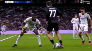 Watch: In a strange comic way, Rudiger provokes Kvara, the Napoli player who wanted to dribble him