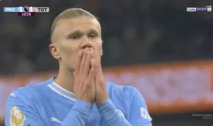 Video: Haaland's starnge opportunity that shocked Guardiola, the players and the fans