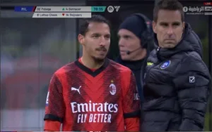 Video: A historical epic from Milan fans at the moment of the entrance of Algerian Ismail Bennacer after his return from injury