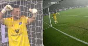 Watch: The strangest goalkeeper shot in the history of football