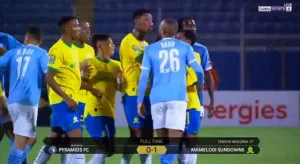 Watch: Street fighting and chaos in the African Champions League, and security intervenes to prevent a mas.sacre