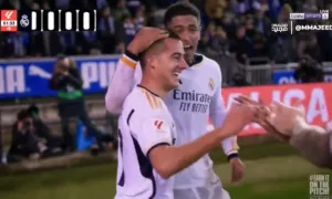 Watch: Real Madrid's decisive goal in the last seconds against Alaves