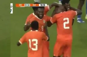 Watch: Franck Kessie's historic goal against Sierra Leone before the African Cup of Nations