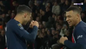 Video: Mbappe’s fabulous goal in the French Super Cup, his special celebration with Achraf Hakimi