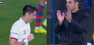 Watch: The strange opportunity that Lewandowski missed after the legendary assist from new phenomenon Lamine Yamal